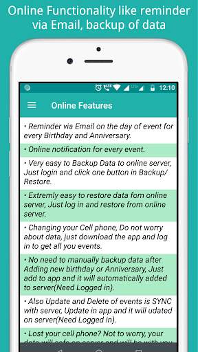 Birthday Reminder screenshot 4