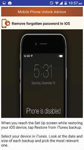 Clear Mobile Password PIN Help 8 تصوير الشاشة