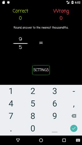 Fraction to Decimal Practice screenshot 2