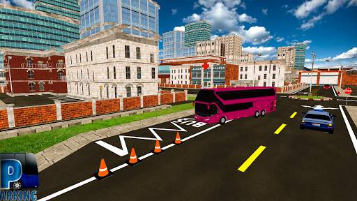 City Coach Bus Parking Simulator Driving School screenshot 7