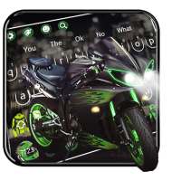 Black Motorbike Keyboard Theme