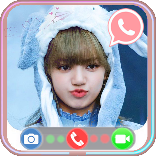 Lisa Video Call Blackpink- Video Call Simulation icon