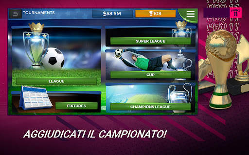 Pro 11 - Football Manager Game screenshot 10