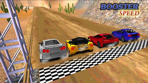 3D Fast Track Car Racing screenshot 2