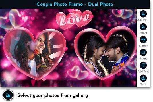 Couple Photo Frame - Multi Photo screenshot 1