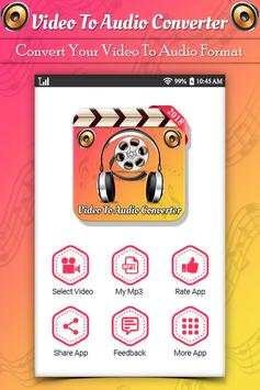 Video to Audio Converter:  Video to MP3 1 تصوير الشاشة