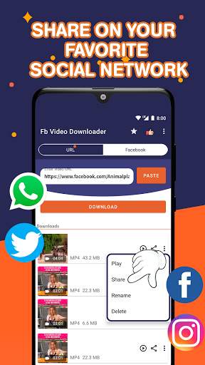 EfigeniaStudios - Video downloader for facebook HD screenshot 5
