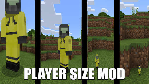 Player Shrink Mod Minecraft PE screenshot 1