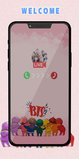 BTS Video Call You - BTS Fake Call Live screenshot 1