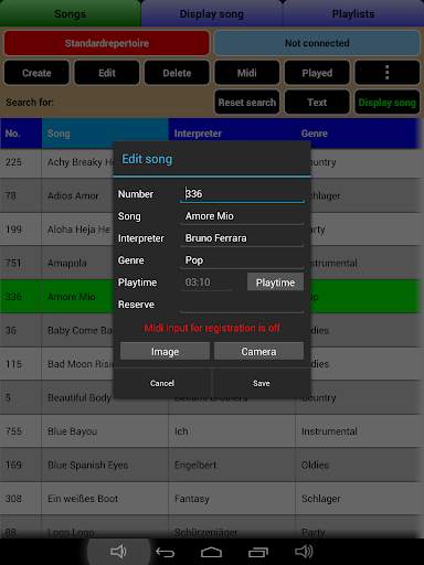 Songbook, MusicBook, MP3 Player, MIDI Karaoke screenshot 12