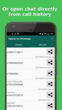 Opener for Whatsapp screenshot 2
