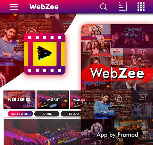 WebZee - Free Web series & Vlogger Video App screenshot 5