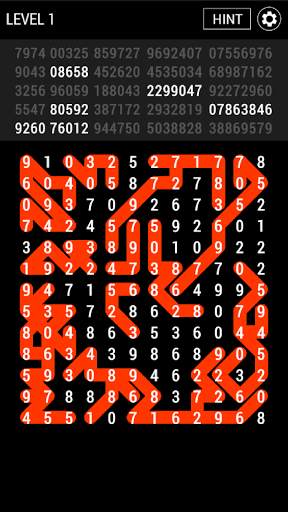 Number Search - Snake 4 تصوير الشاشة