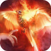 Glittering bird LWP icon
