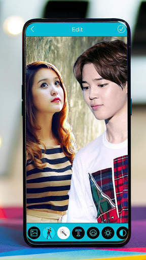 Selfie With Jimin - Photo Editor screenshot 1