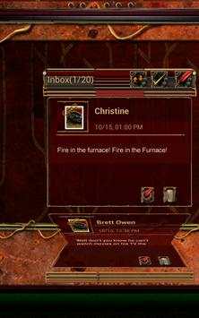 Steampunk GO Message Theme screenshot 2