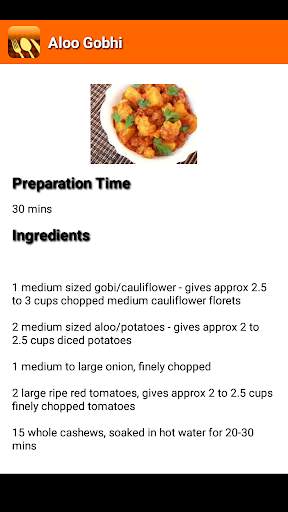 Indian Food Recipes Offline screenshot 4