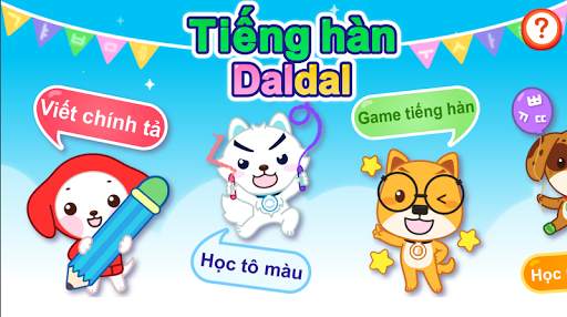 Tiếng hàn Daldal-  Học chữ cái tiếng Hàn cơ bản screenshot 1