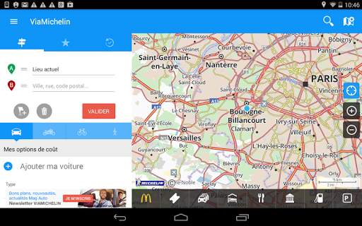 ViaMichelin Itinéraire & GPS screenshot 9