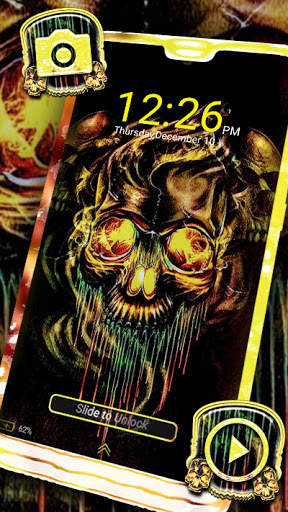 Skull Melt Launcher Theme screenshot 3
