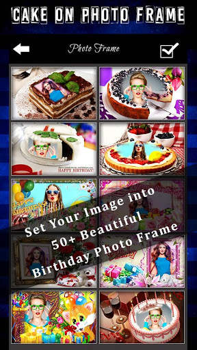 Birthday Cake Photo Frame screenshot 1