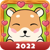 Cute hamster &amp; idle apple farm icon