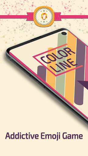 Color Line Tap – Cool Emoji Edition screenshot 2