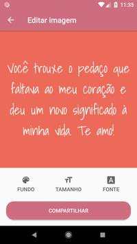 Frases de Amor Prontas para WhatsApp e Facebook screenshot 1