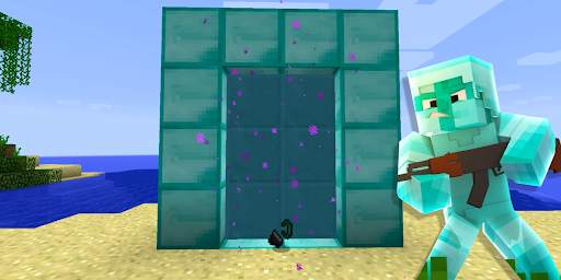 Diamond Portal Mod For Minecraft screenshot 1