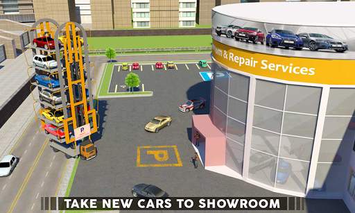 Smart Crane Car Transport Truck Driving screenshot 2