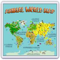 Animal World Map 6 -12 years logo