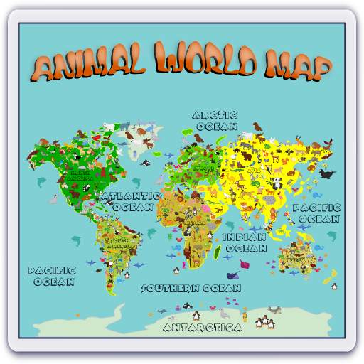 Animal World Map 6 -12 years 1.0.3