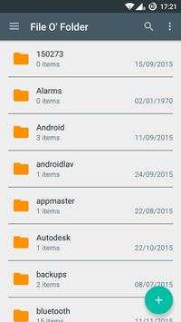 File O' Folder (File Manager) 6 تصوير الشاشة
