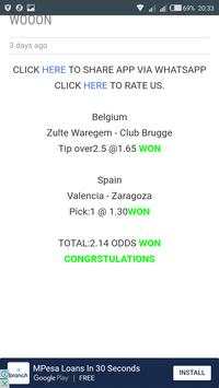 ALL SURE 2  ODDS SOCCER TIPS screenshot 3