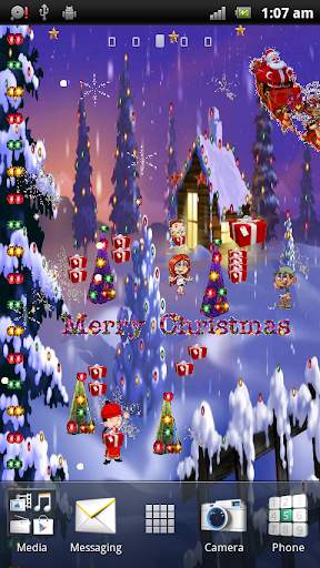 Merry Christmas Live Wallpaper screenshot 3
