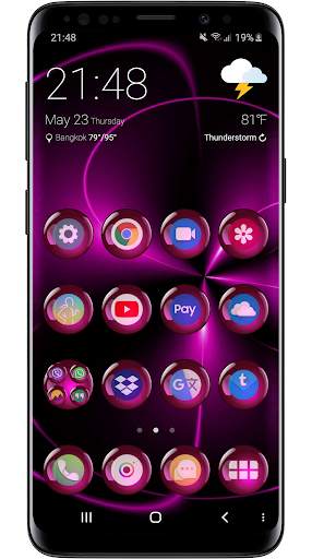 Theme Launcher - Spheres Pink Icon Changer Free screenshot 5