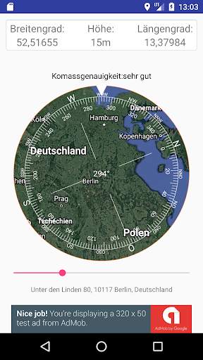 Kompass PRO - Der Kompass mit Satellitenkarte screenshot 3