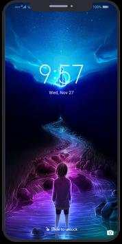 Neon black theme for Huawei screenshot 2