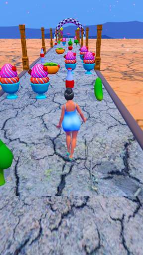 Fat 2 Fit - Body Race Challenge 3d screenshot 1