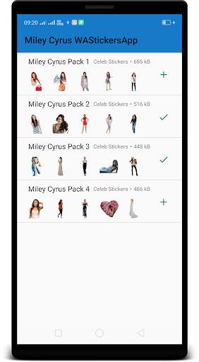 Miley Cyrus WAStickerApps : Stickers for Whatsapp screenshot 1