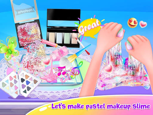 Pastel Makeup Slime - Rainbow Slime Simulator screenshot 7