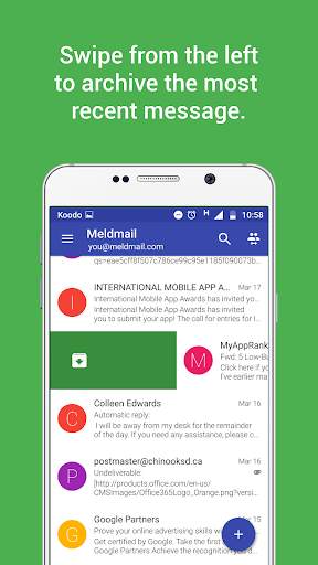 Meldmail Email Messenger screenshot 5
