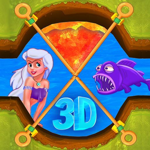 Save The Girl 3D pull the pin game - Brain Puzzle icon