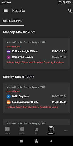 NDTV Cricket screenshot 2