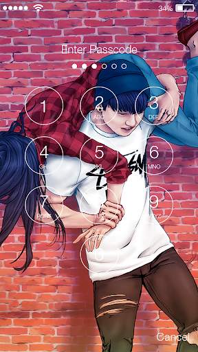 Jung Boy Kpop Kook Teen Theme Screen Lock screenshot 2