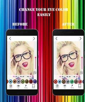 Hair eyes color changer 3 تصوير الشاشة