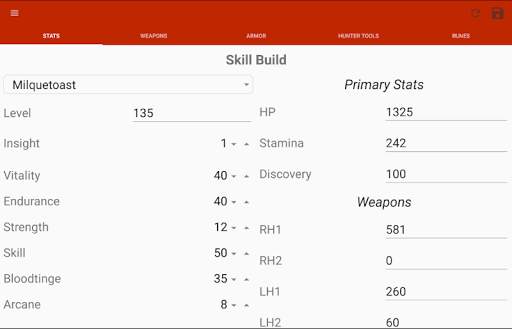 Character Planner for Bloodborne screenshot 14