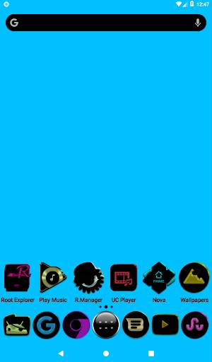 Black and Colors Icon Pack screenshot 9