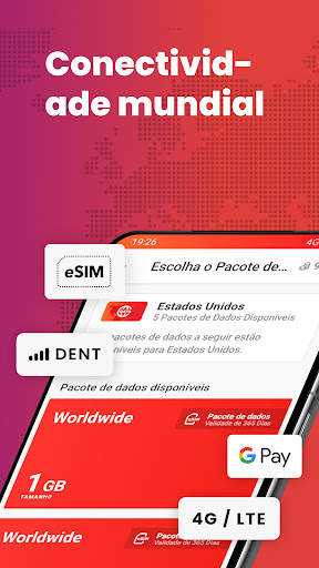 DENT Dados eSIM Internacionais screenshot 2