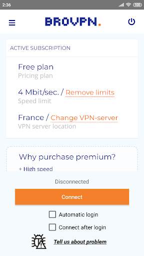 BroVPN -- Free VPN screenshot 2